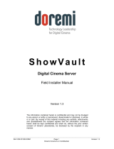 Doremi ShowVault Installer Manual