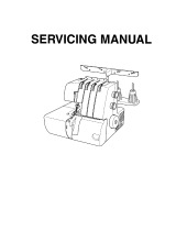 Kenmore 16677 - Serger Sewing Machine Servicing Manual