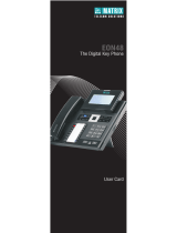 Matrix EON48 User's Card Manual