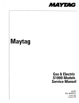 Maytag SG1000 User manual