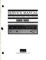 Sansui 5000X User manual