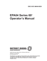 Detroit Diesel 60 User manual
