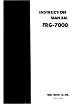 YAESU FRG-7000 User manual
