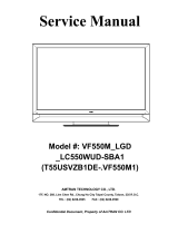 Vizio VF550M - 55" LCD TV User manual