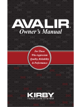 Kirby Avalir Owner's manual