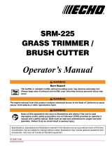 Echo SRM-225 User manual