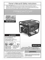 Predator Predator Generators 4000 Watt Portable Generator Owner's Manual & Safety Instructions