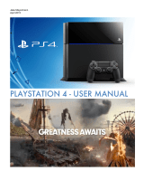Playstation PS4 User manual
