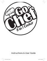 JML GoChef 8 in 1 Instructions & User's Manual