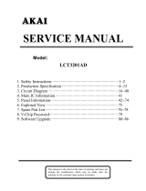 Akai LCT3201AD User manual
