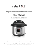 Instant Pot IP-DUO60 User manual
