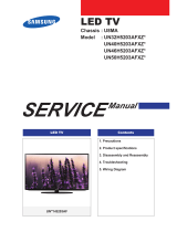 Samsung UN40H5203AFXZ* User manual