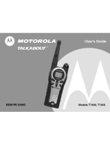 Motorola T7450R - 22 Channel Camoflauge GMRS User manual