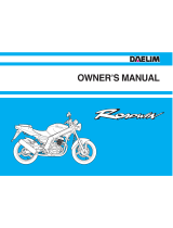 DAELIM ROADWIN VJ125E User manual