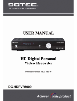 DGTEC DG-HDPVR5009 User manual