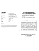 BeachTek DXA-4P User manual