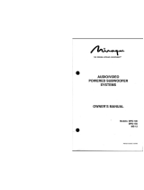 Mirage BPS-150 Owner's manual