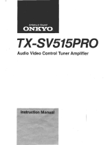 ONKYO TX-SV515PRO II User manual