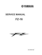 Yamaha FZ-16 User manual