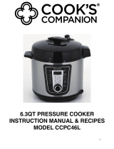Cook's Companion CCPC46L Instruction Manual & Recipes