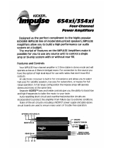 Kicker Impulse 354xi Owner's manual