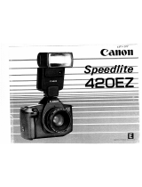 Canon Speedlite 420 EZ Instructions Manual
