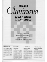 Yamaha Clavinova CLP-360 Owner's manual
