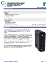 Motorola SURFboard SB6121 Quick Reference Manual