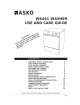 Asko W6441 User guide