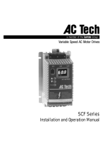 AC Tech SCF SERIES Operating instructions