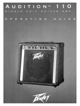 Peavey Audition 110 Operating instructions