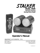 Stalker Dual DSR User manual