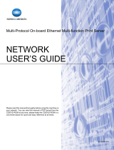 Konica Minolta bizhub 20 Network User's Manual