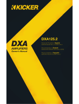 Kicker DXA250.4 Owner's manual