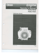 Onan Performer P220 User manual