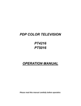 Changhong Electric PT4216 Operating instructions
