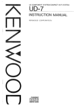 Kenwood UD-7 User manual