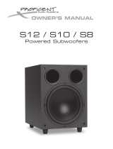 Proficient Audio Systems S12 Owner's manual