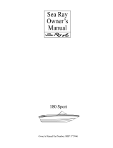 Sea Ray 180 Sport Owner's manual