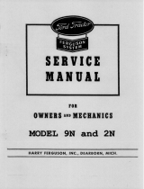 Ford Tractor 9N User manual