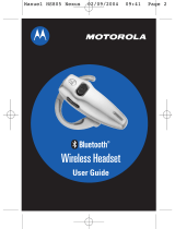 Motorola HS805 User manual