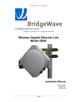 BridgeWave GE60 Installation guide