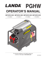 Landa PGHW5-3000 User manual