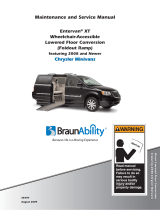 BraunAbility Entervan XT Maintenance And Service Manual