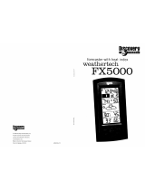 Discovery Channel Weathertech FX5000 User manual
