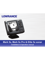 Lowrance Elite 5x sonar Owner's manual