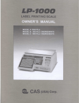 CAS LP-1000 B Owner's manual