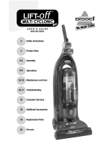Bissell Lift-Off® Multi Cyclonic Pet Vacuum User manual