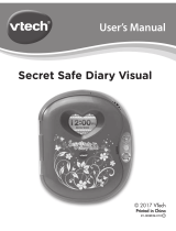 VTech Secret Safe Diary Visual User manual