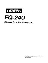 ONKYO EQ-240 User manual